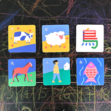 Load image into Gallery viewer, Chinese character learning book and flash cards for children
