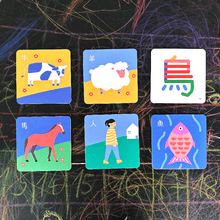 Load image into Gallery viewer, Chinese character learning book and flash cards for children
